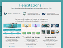 Tablet Screenshot of maisondestroisthes.com